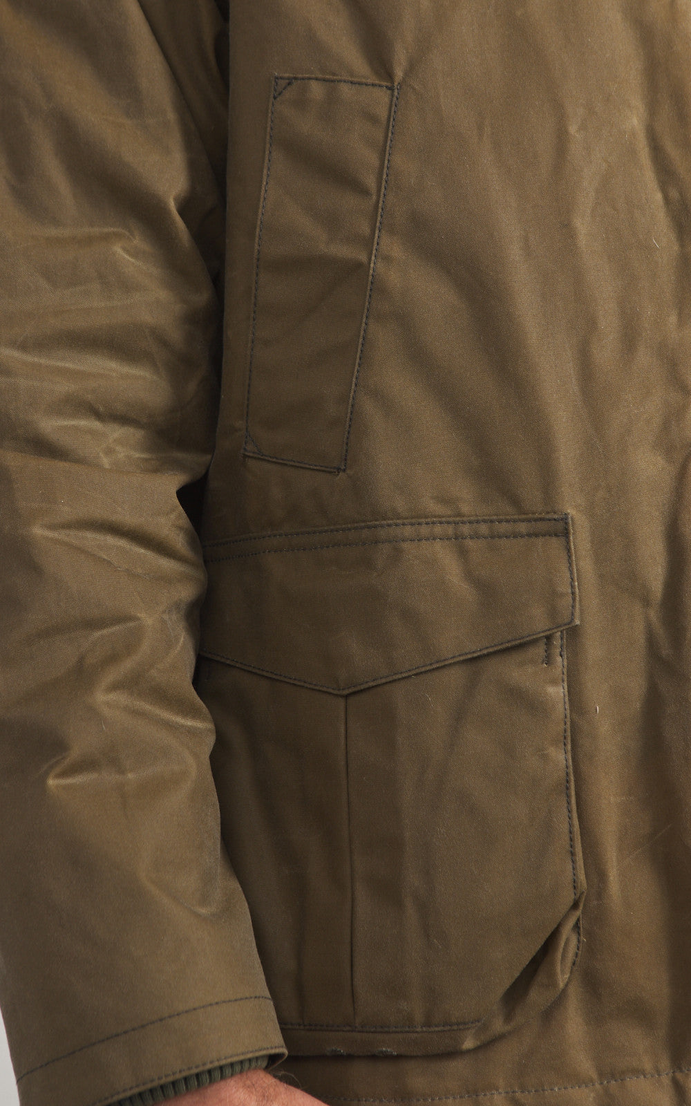 Fortela Jacket Canvas Waxed Beige