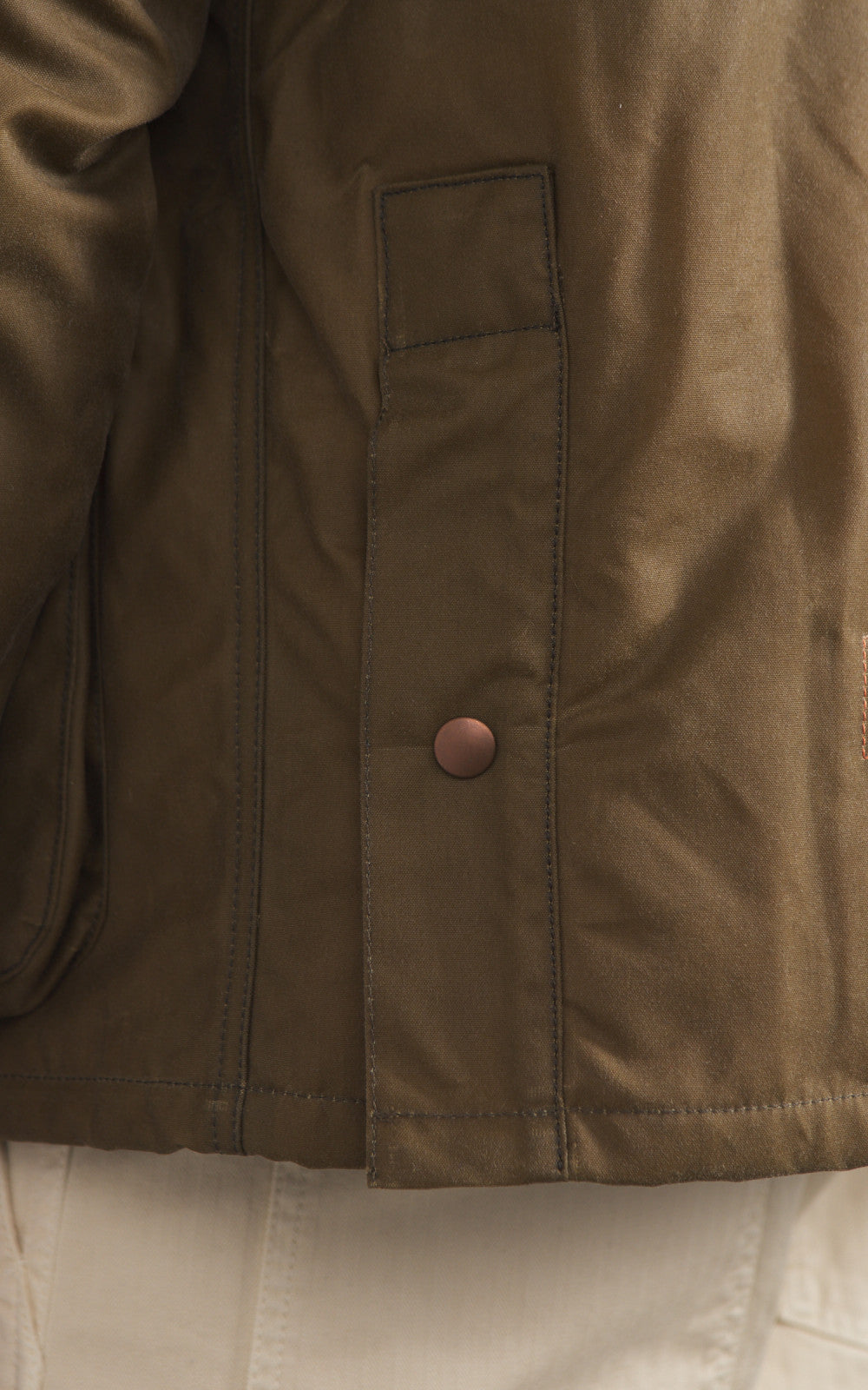Fortela Jacket Canvas Waxed Beige