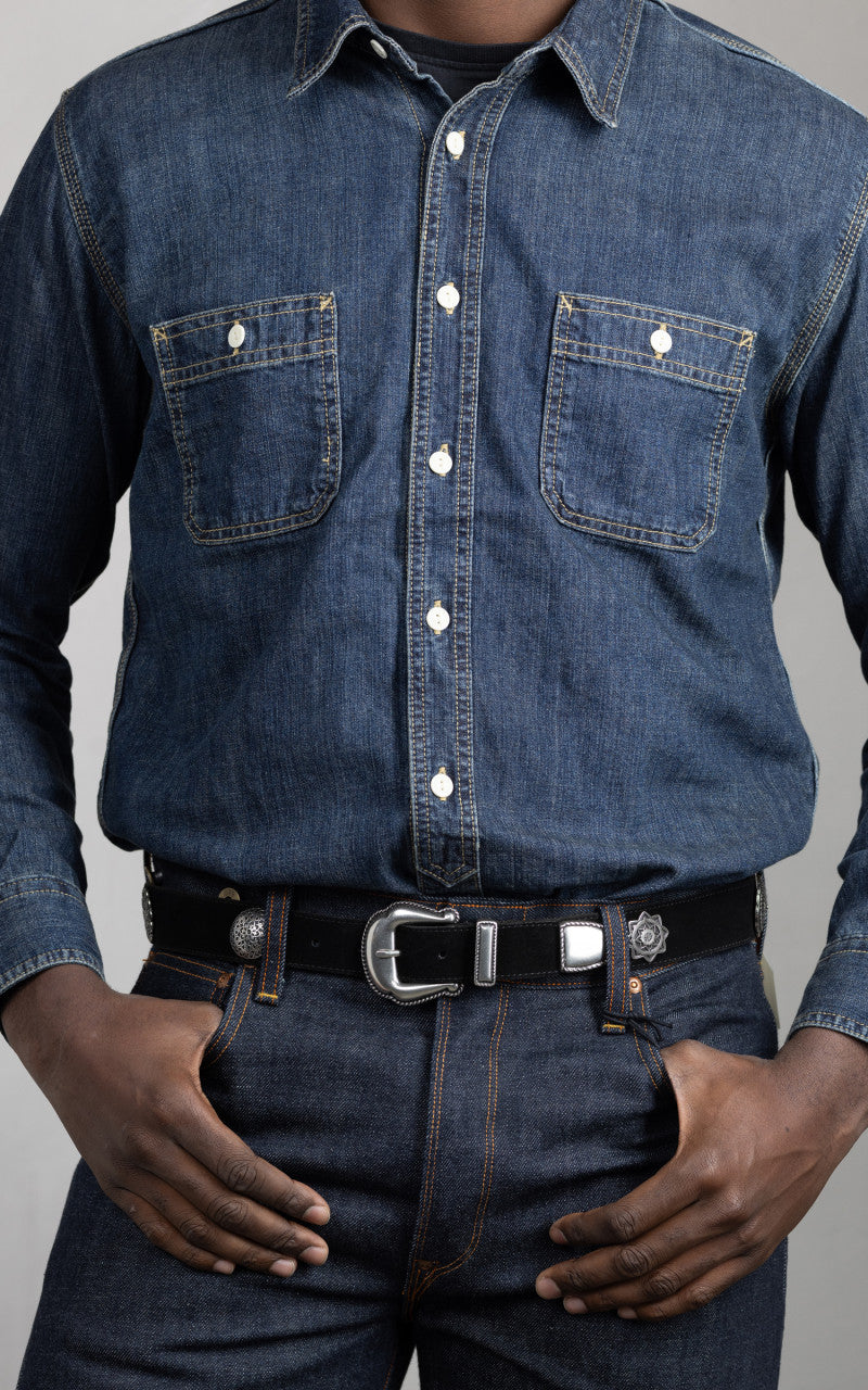 Fortela Candis Suede Belt Black