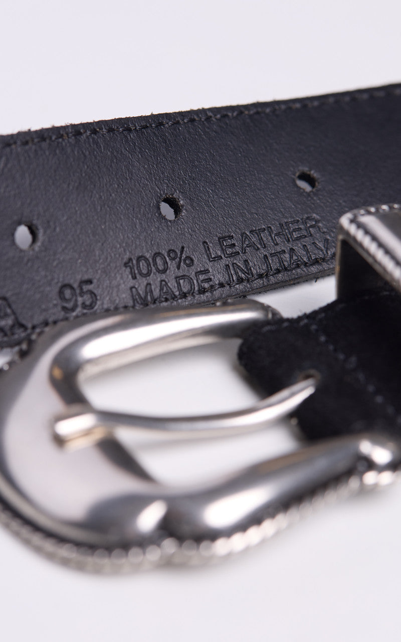 Fortela Candis Suede Belt Black