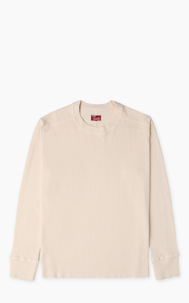 Fortela Geremia Waffle Longsleeve Shirt Off White