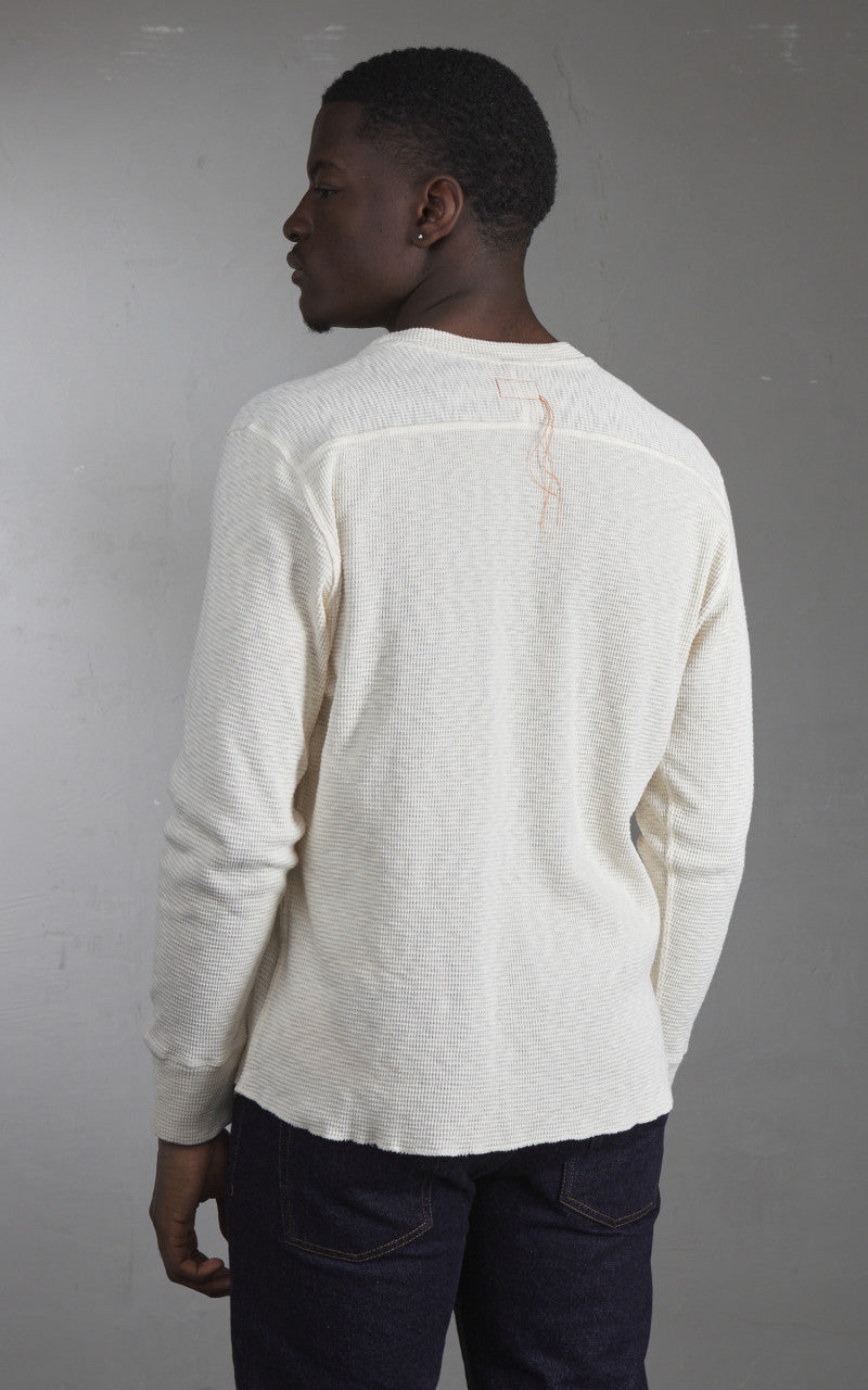 Fortela Geremia Waffle Longsleeve Shirt Off White