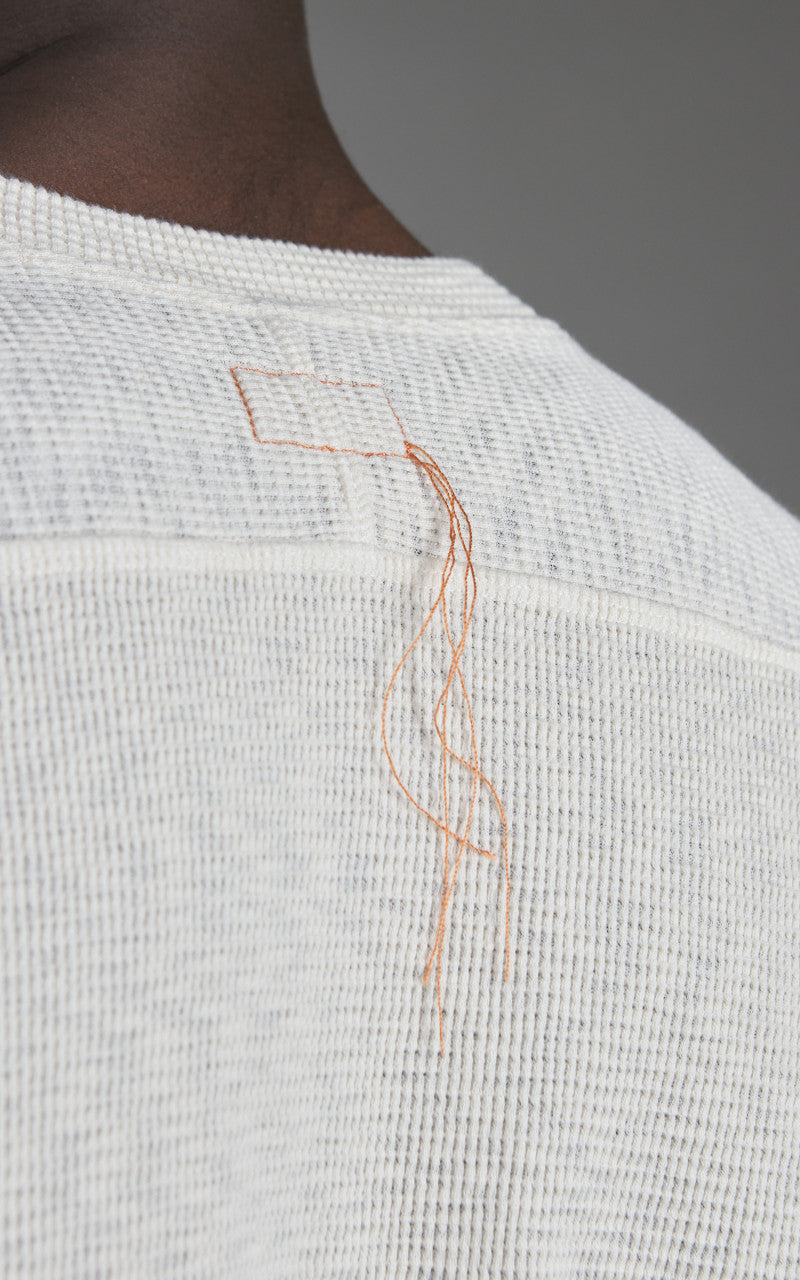 Fortela Geremia Waffle Longsleeve Shirt Off White