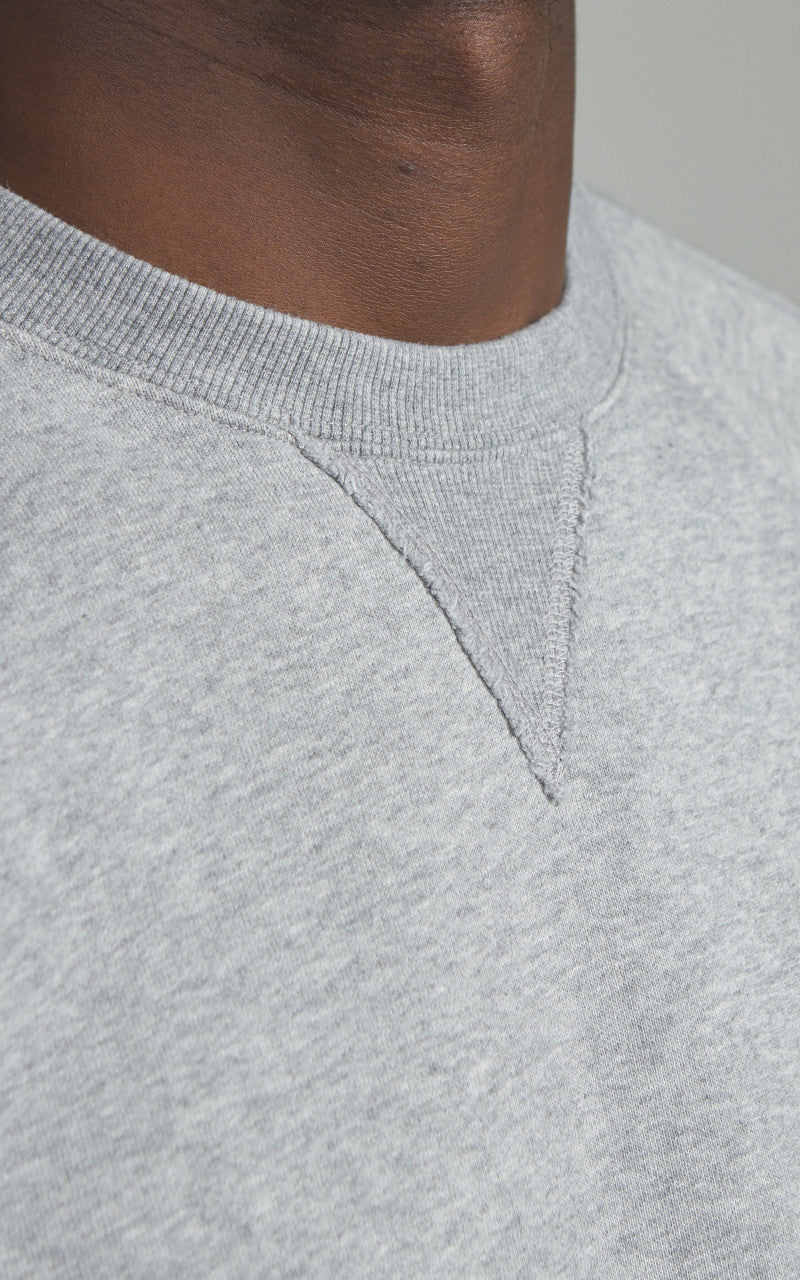 Fortela Harvard Crewneck Sweatshirt Grey Melange