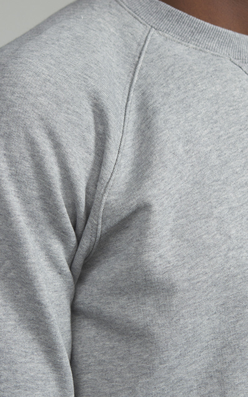 Fortela Harvard Crewneck Sweatshirt Grey Melange