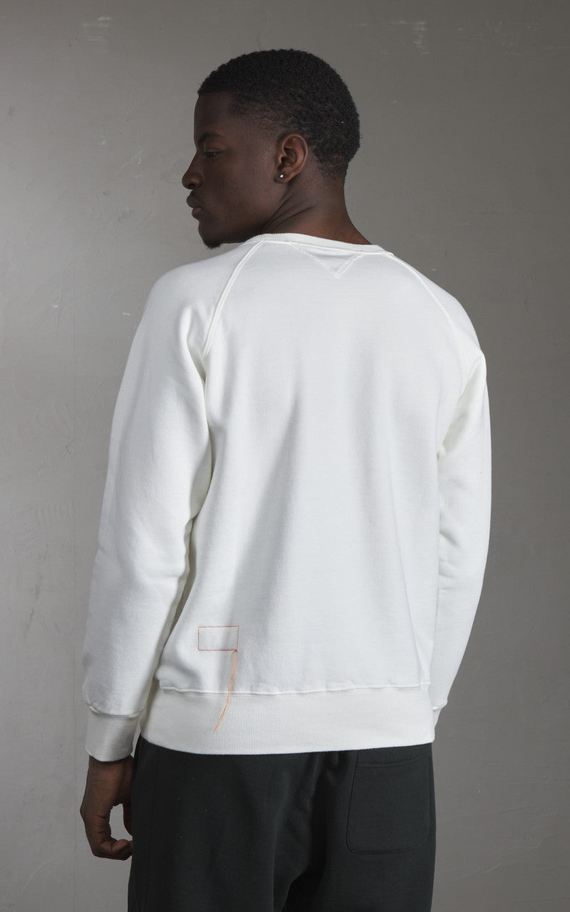 Fortela Harvard Crewneck Sweatshirt Off White