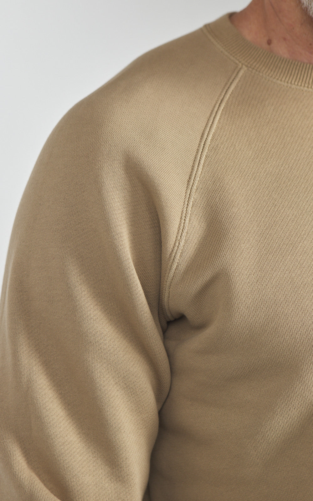 Fortela Harvard Crewneck Sweatshirt Tobacco