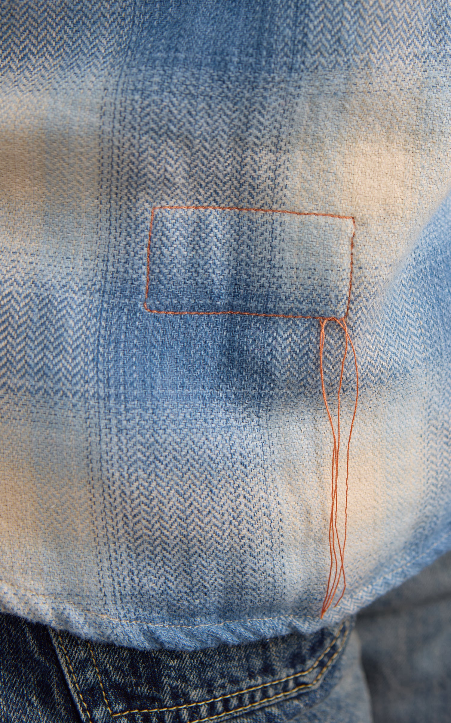 Fortela Josh Western Shirt Plaid Light Blue