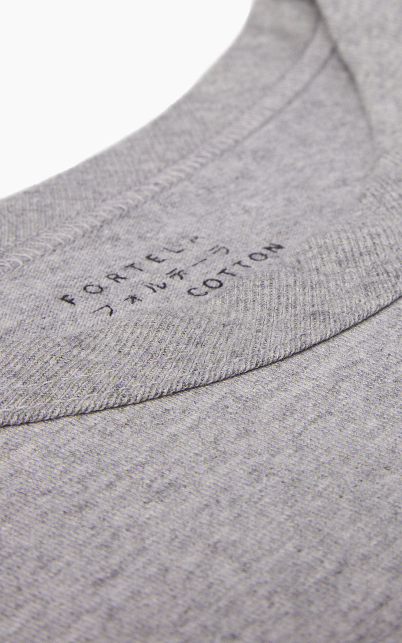 Fortela Made In Japan 2-Pack Tee Grey Melange