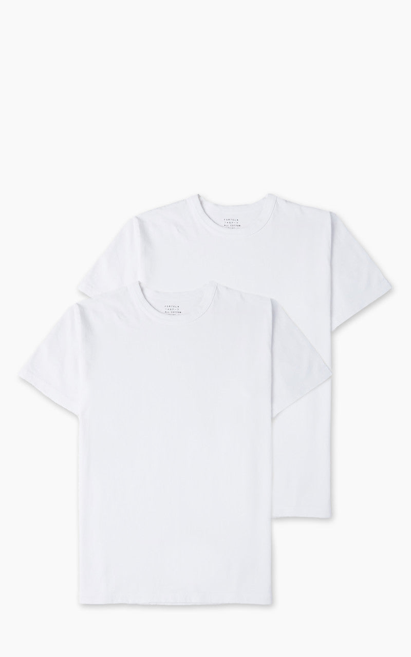 Fortela Made In Japan 2-Pack Tee White