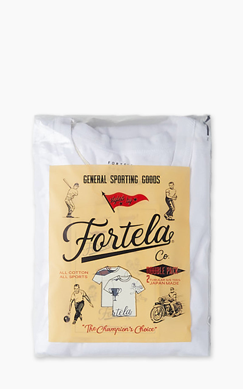 Fortela Made In Japan 2-Pack Tee White