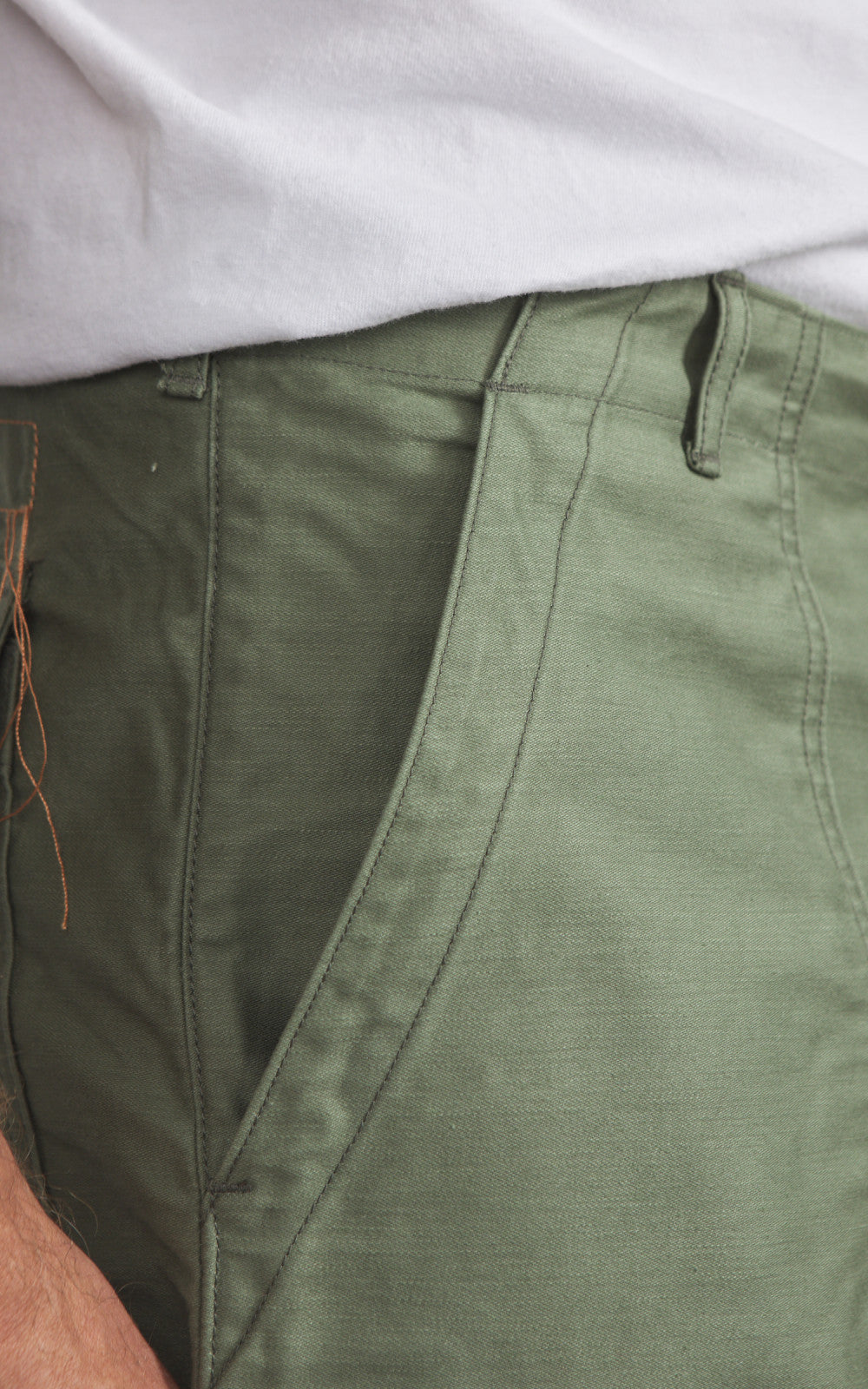 Fortela New Fatigue Pants Sateen Green