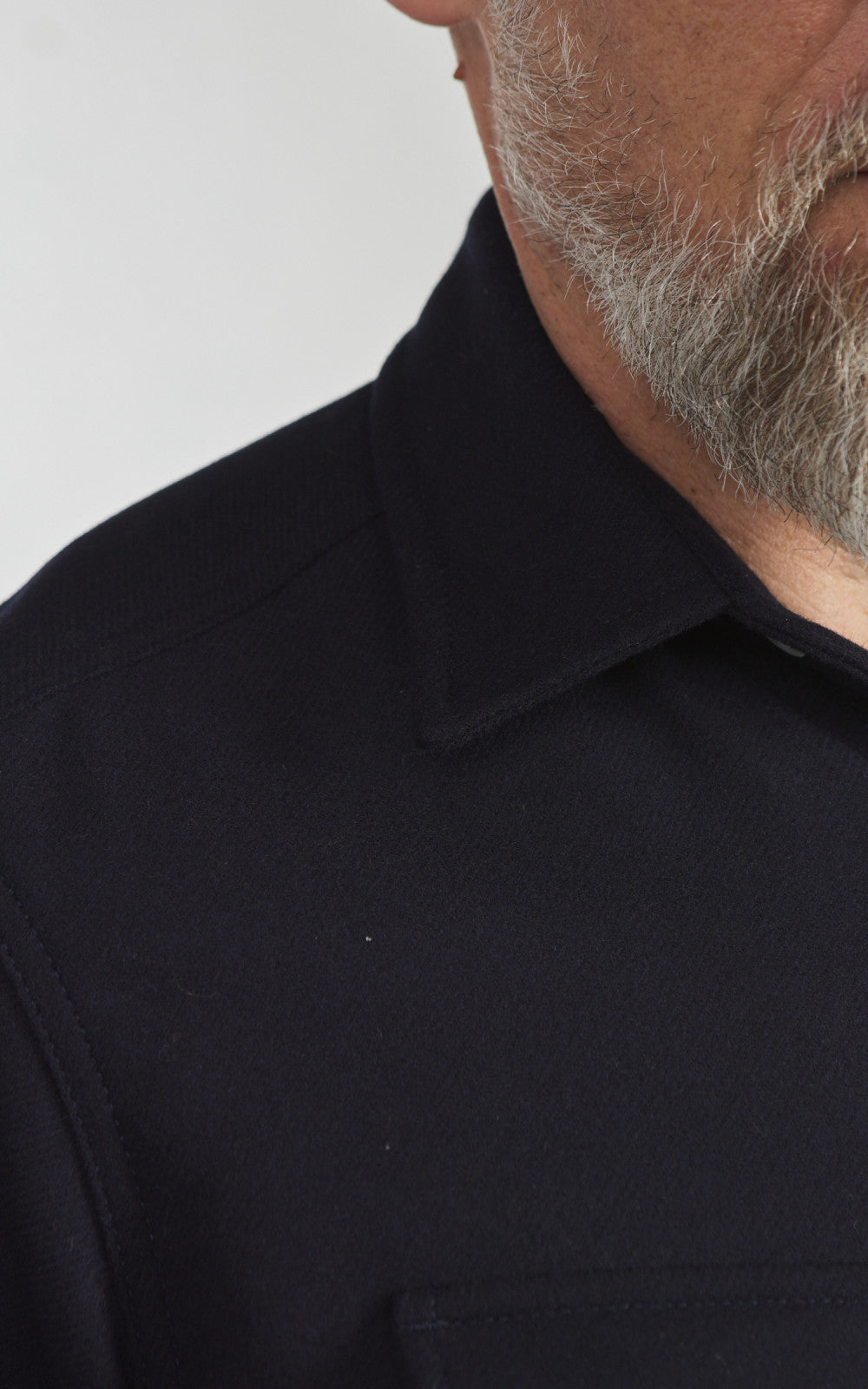 Fortela Pasadena Shirt Western Wool Flannel Blue