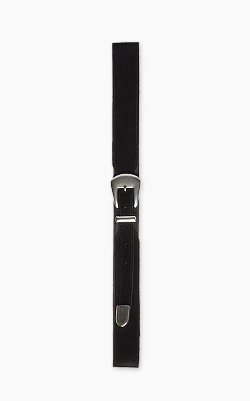 Fortela Phoenix Suede Leather Belt Black