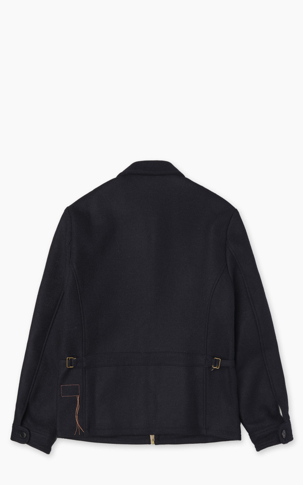 George Wool Zip Jacket Blue