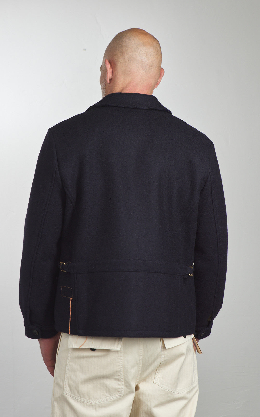 George Wool Zip Jacket Blue
