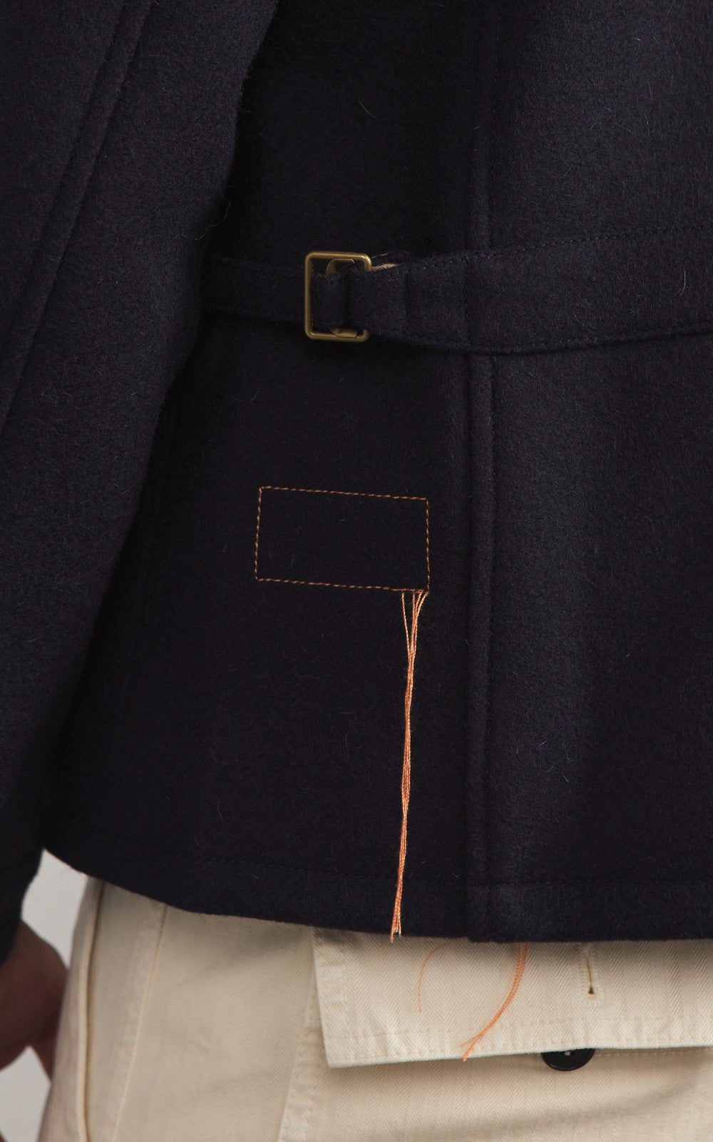 George Wool Zip Jacket Blue