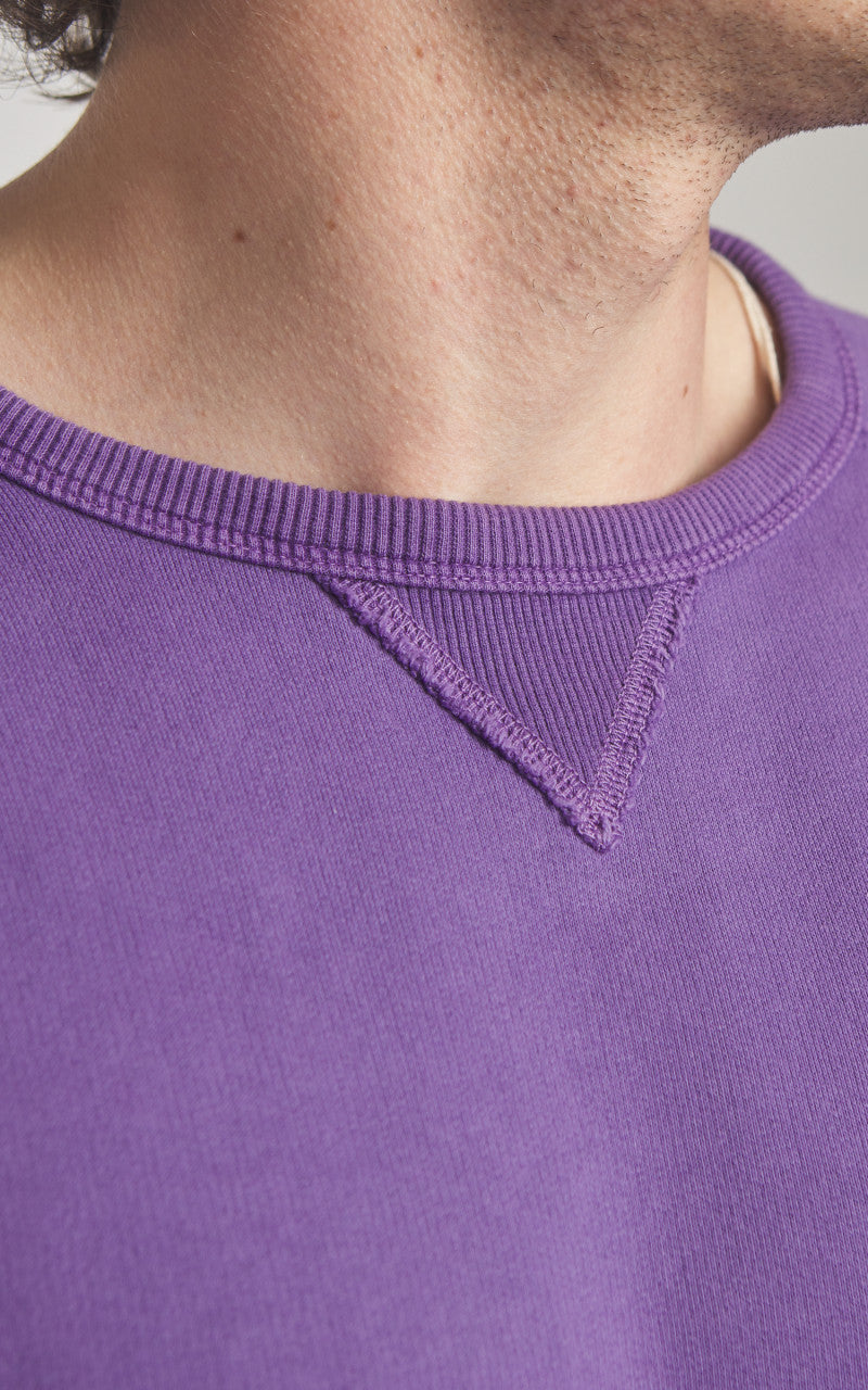 Fortela Harvard Crewneck Sweatshirt Purple