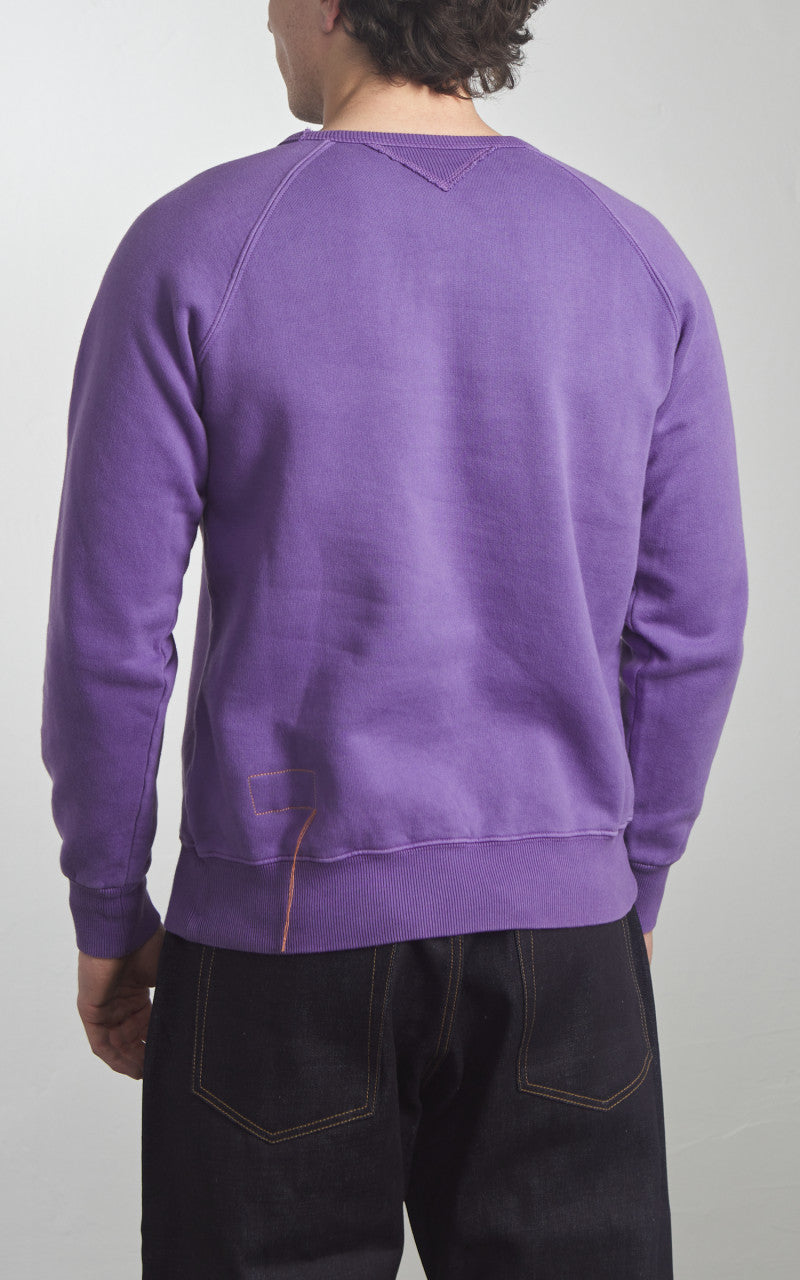Fortela Harvard Crewneck Sweatshirt Purple