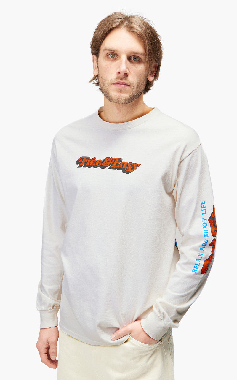 Free & Easy Paradise L/S Tee Coconut
