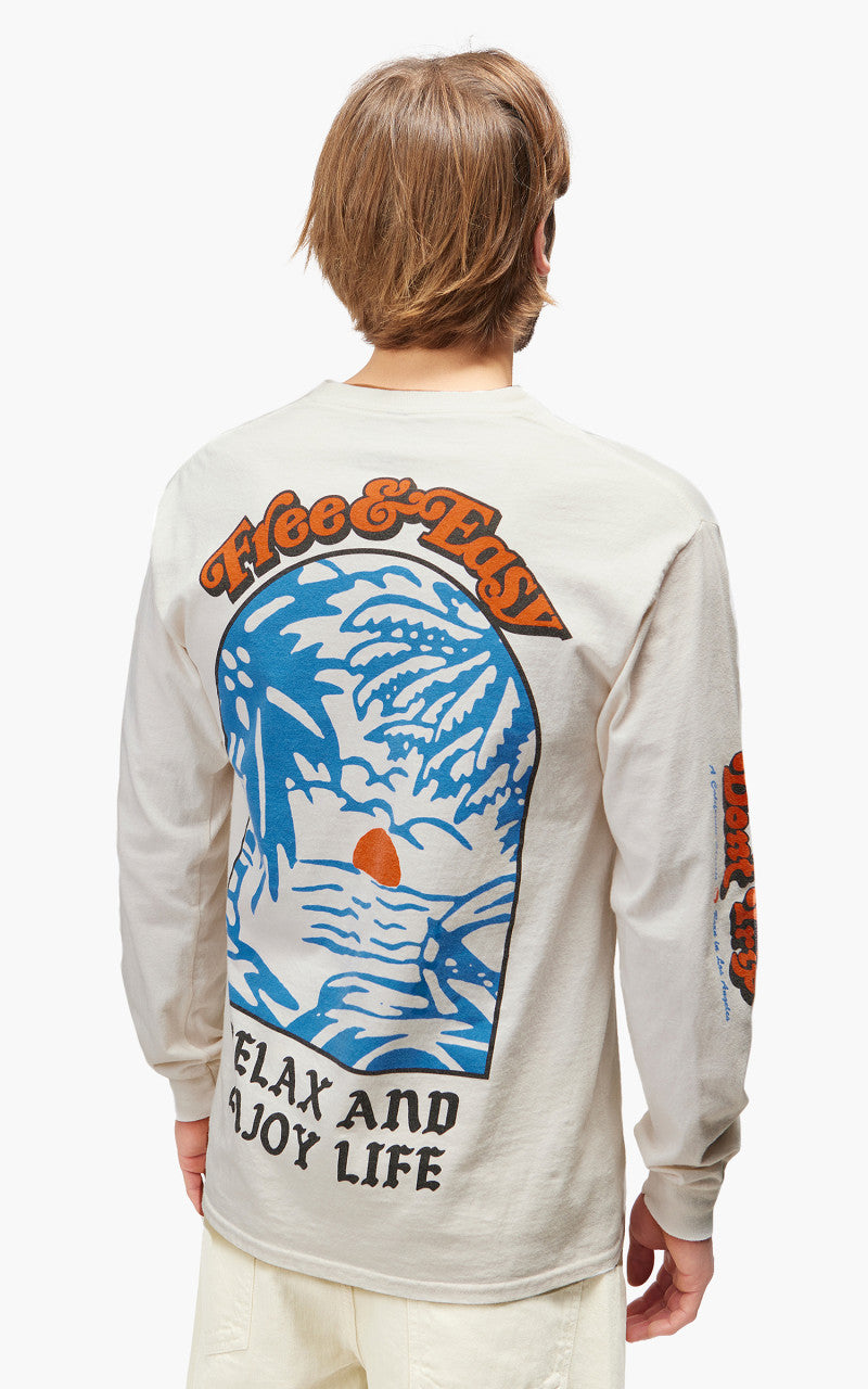 Free & Easy Paradise L/S Tee Coconut