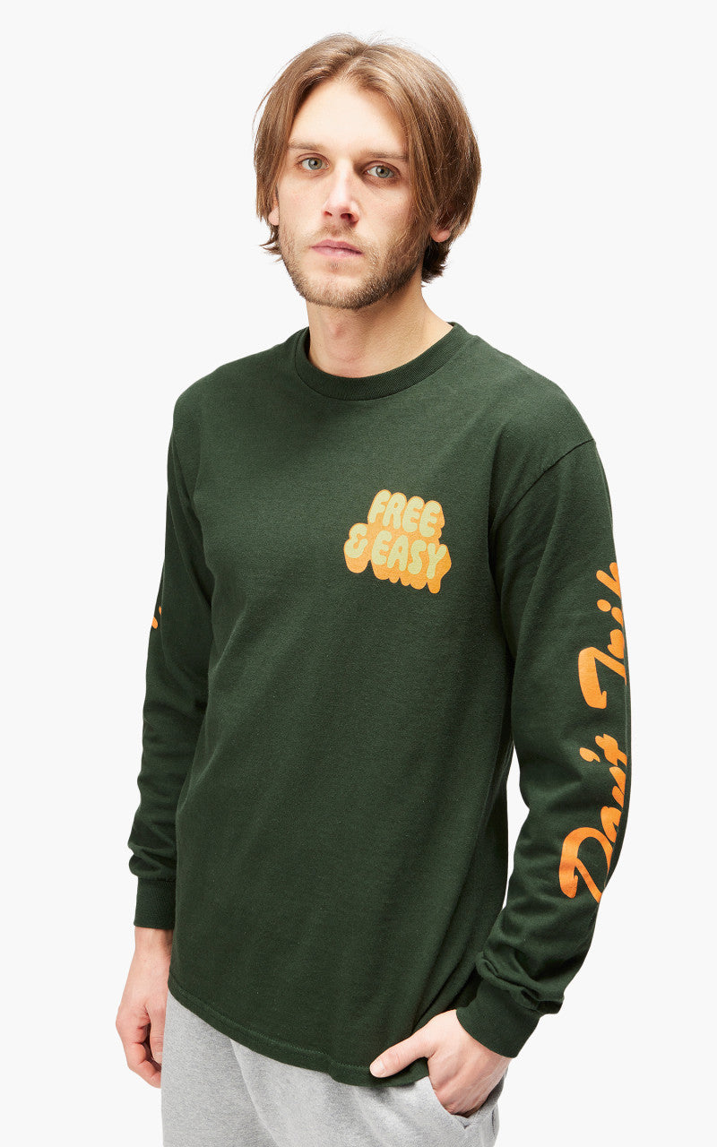 Free & Easy Bubble L/S Tee Forest