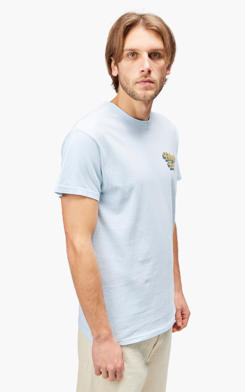 Free & Easy Be Happy LA S/S Tee Blue
