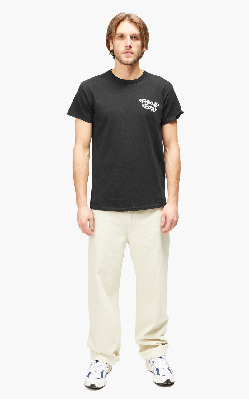 Free & Easy Dont Trip Drop Shadow S/S Tee Black