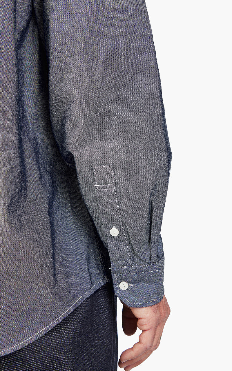 FrizmWORKS Chambray Work Shirt Indigo