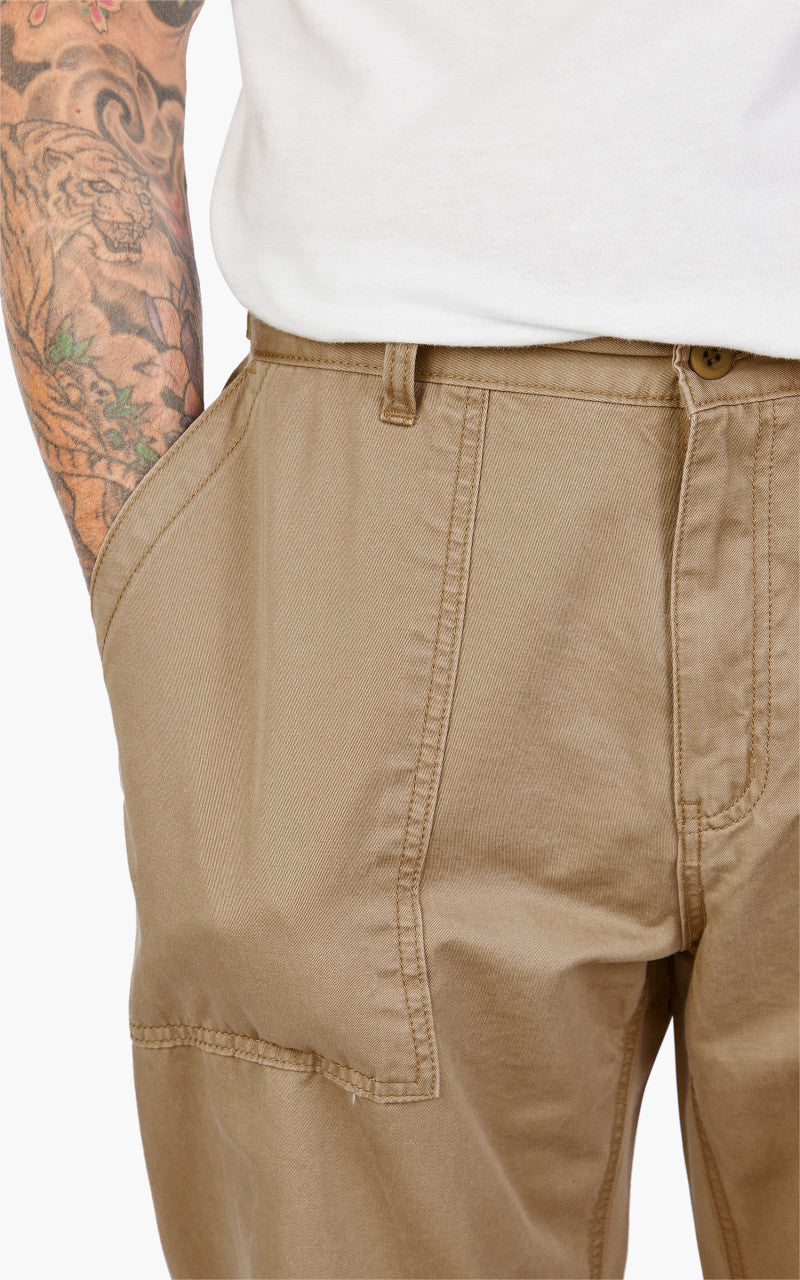 FrizmWORKS Chino Wide Fatigue Pants Beige