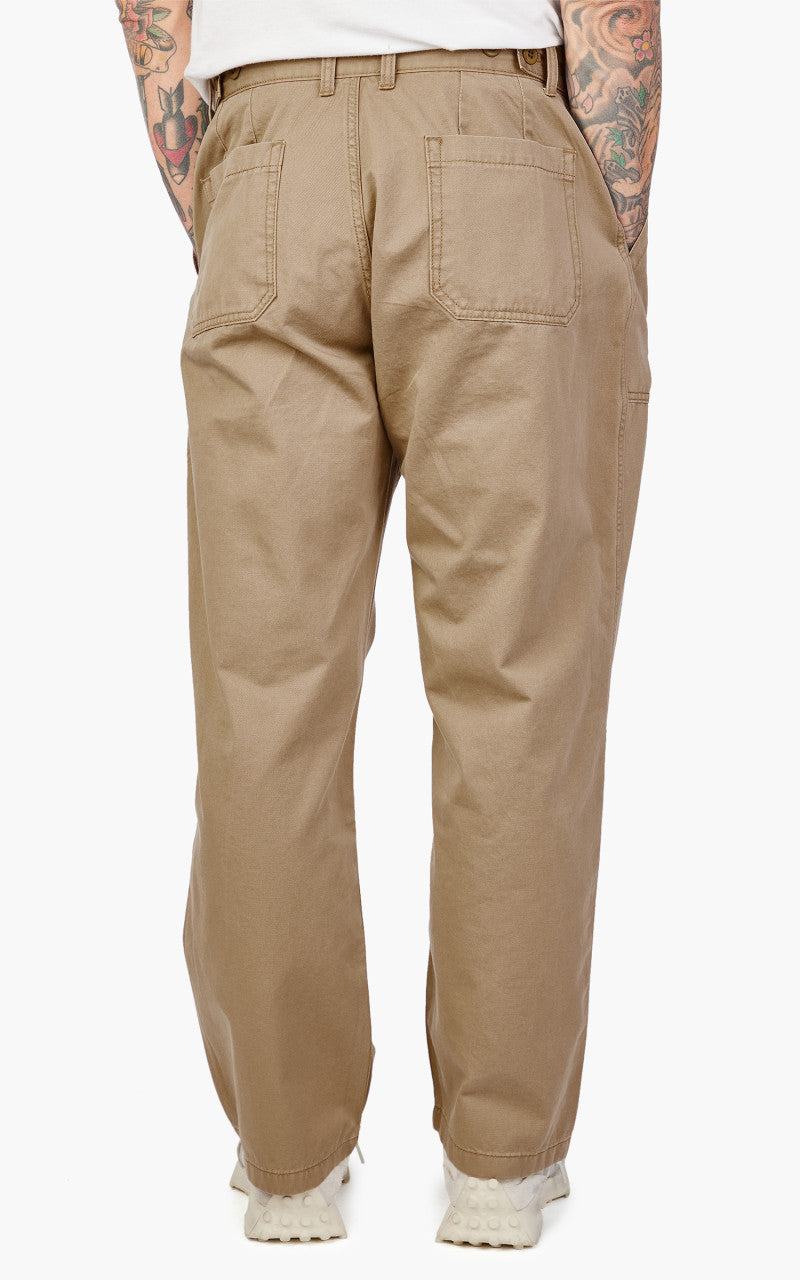 FrizmWORKS Chino Wide Fatigue Pants Beige