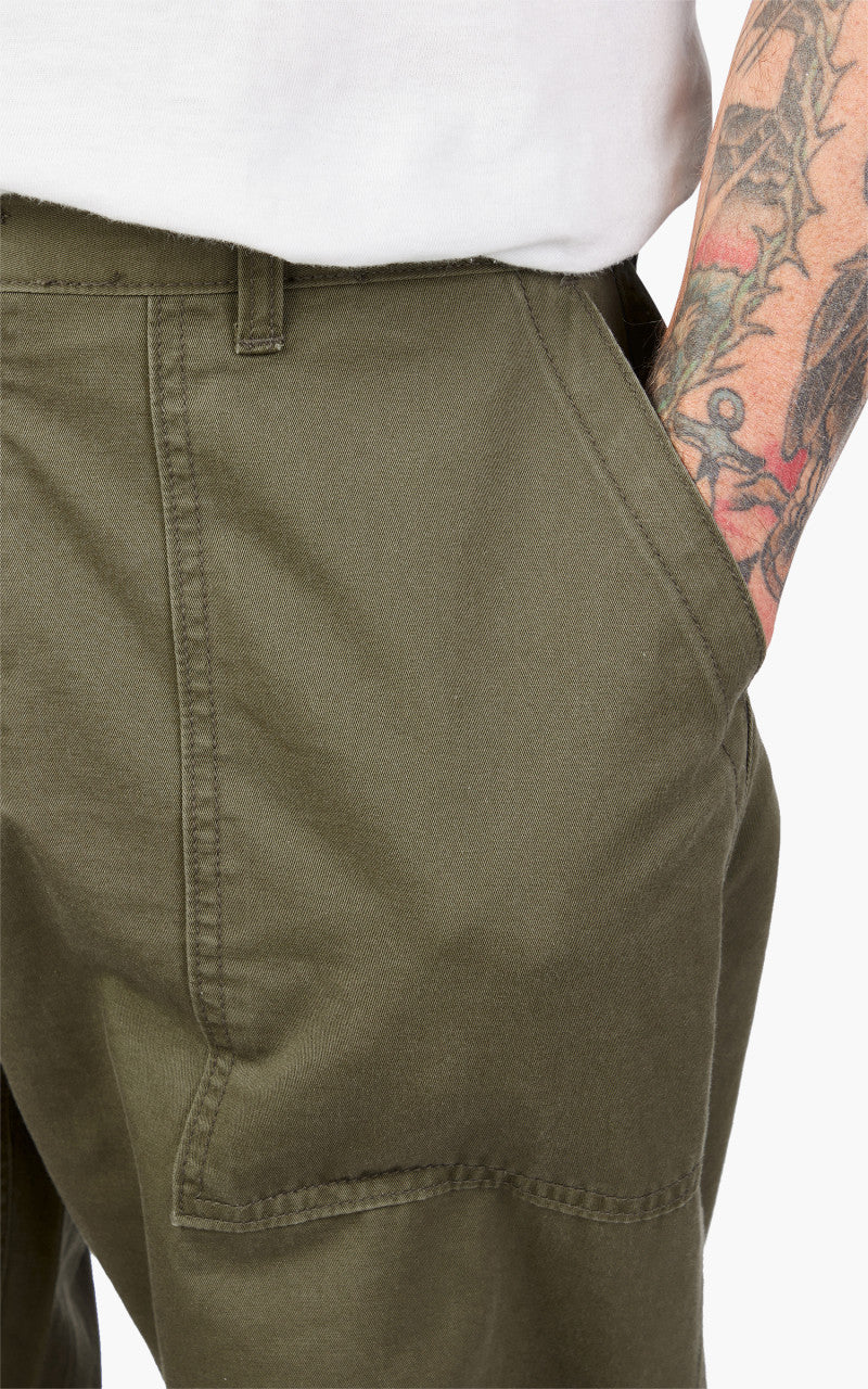 FrizmWORKS Chino Wide Fatigue Pants Khaki