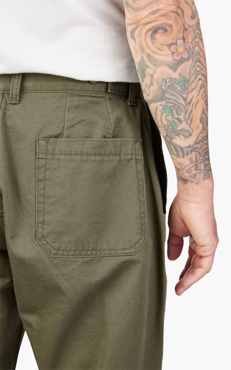 FrizmWORKS Chino Wide Fatigue Pants Khaki