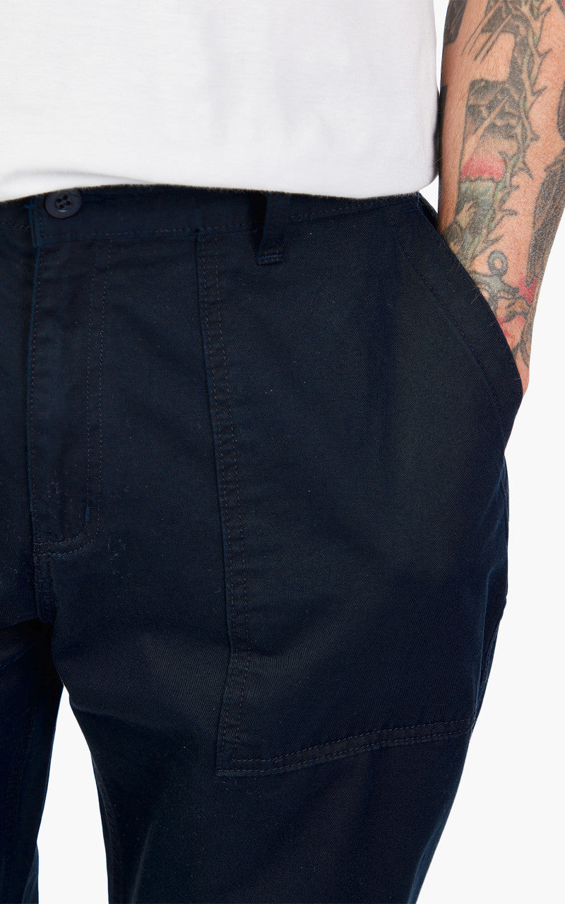 FrizmWORKS Chino Wide Fatigue Pants Navy