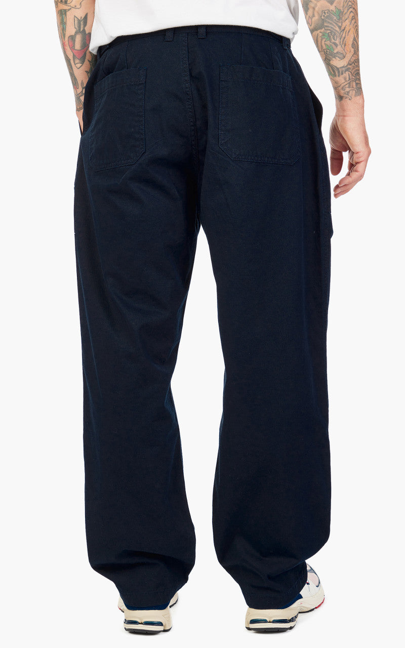 FrizmWORKS Chino Wide Fatigue Pants Navy