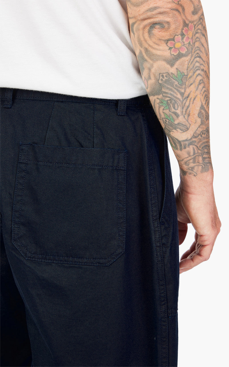 FrizmWORKS Chino Wide Fatigue Pants Navy