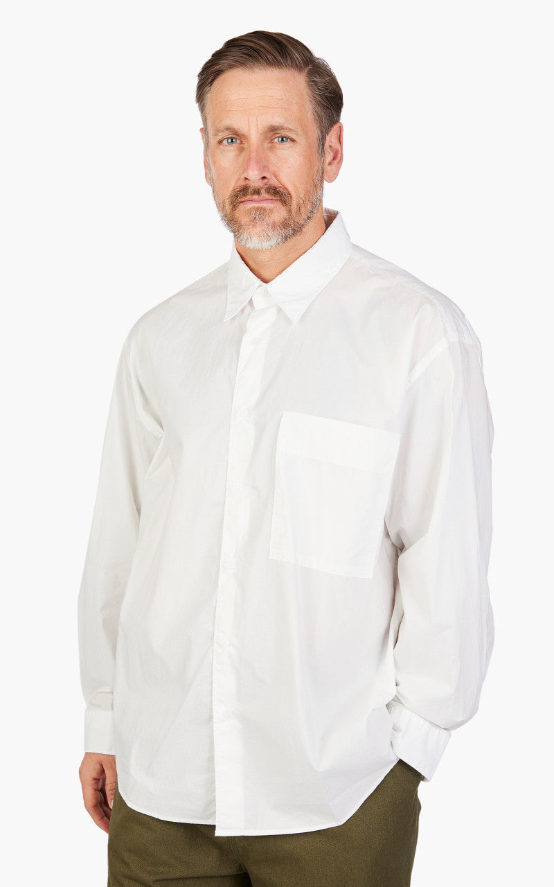 FrizmWORKS Paper Cotton Relaxed Shirt White