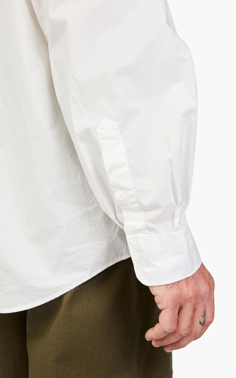 FrizmWORKS Paper Cotton Relaxed Shirt White
