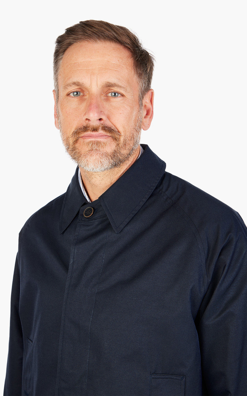 FrizmWORKS Solar Twill Balmacaan Half Jacket Navy