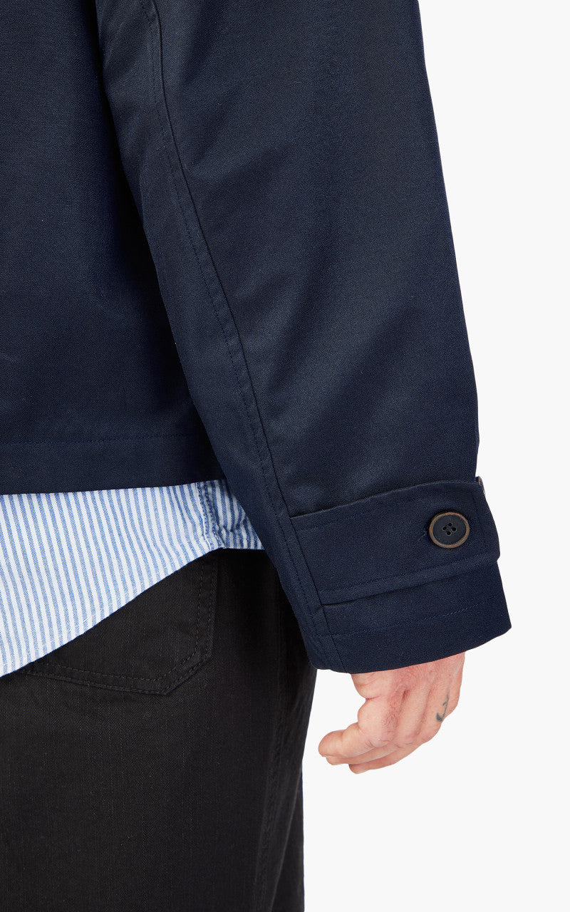 FrizmWORKS Solar Twill Balmacaan Half Jacket Navy
