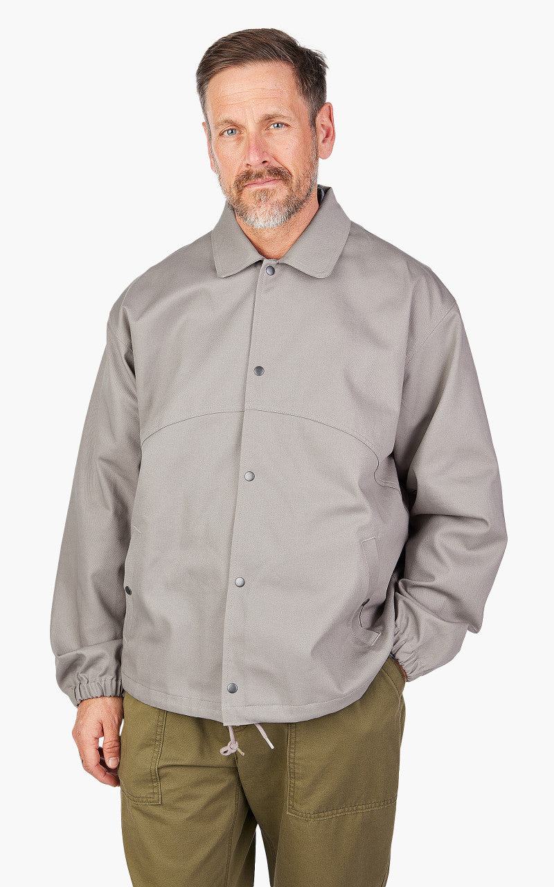 FrizmWORKS Twill Cotton Coach Jacket Fog Gray