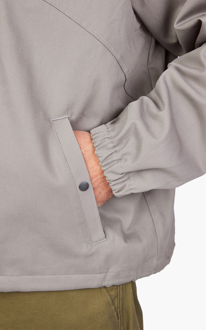 FrizmWORKS Twill Cotton Coach Jacket Fog Gray