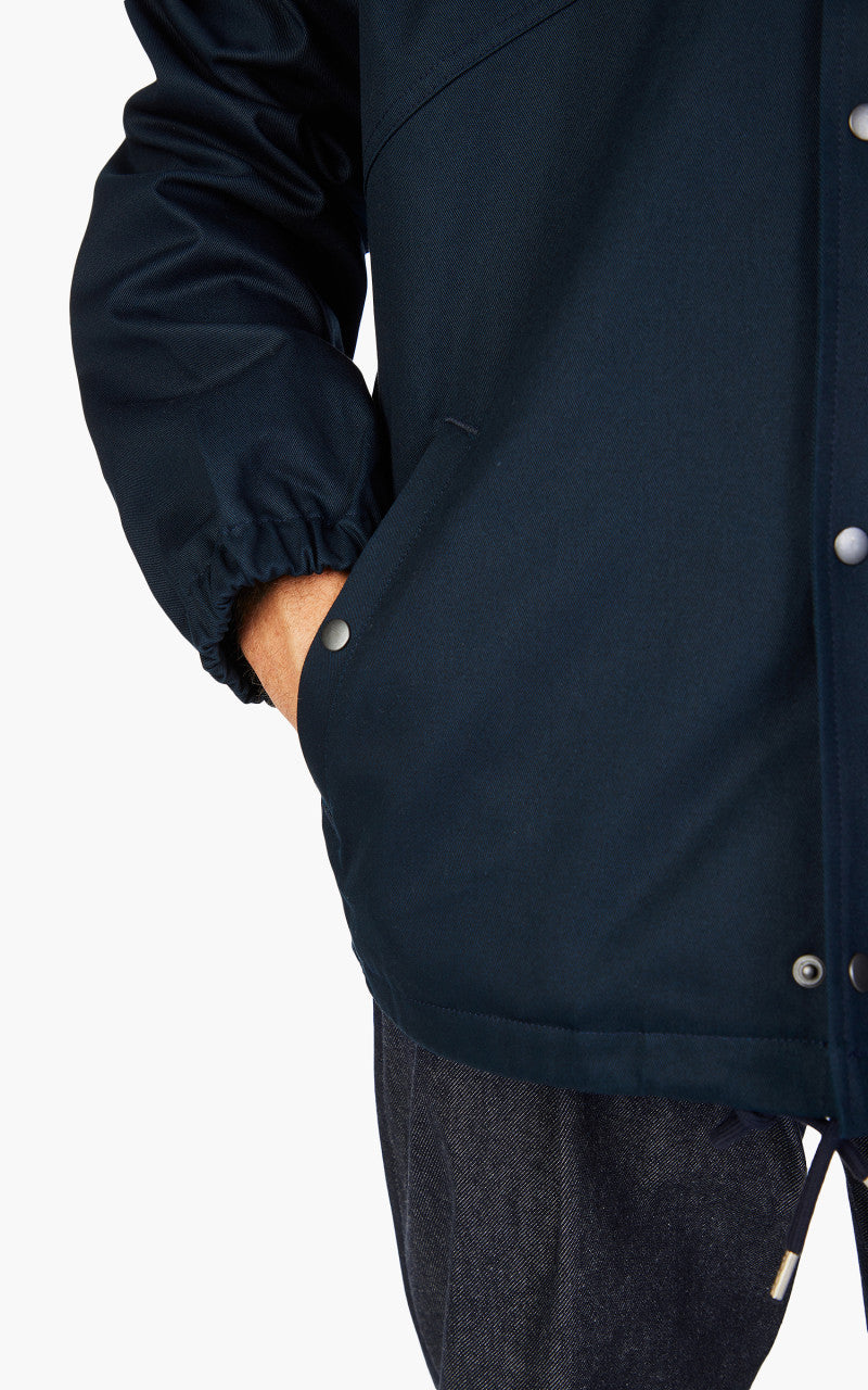 FrizmWORKS Twill Cotton Coach Jacket Navy