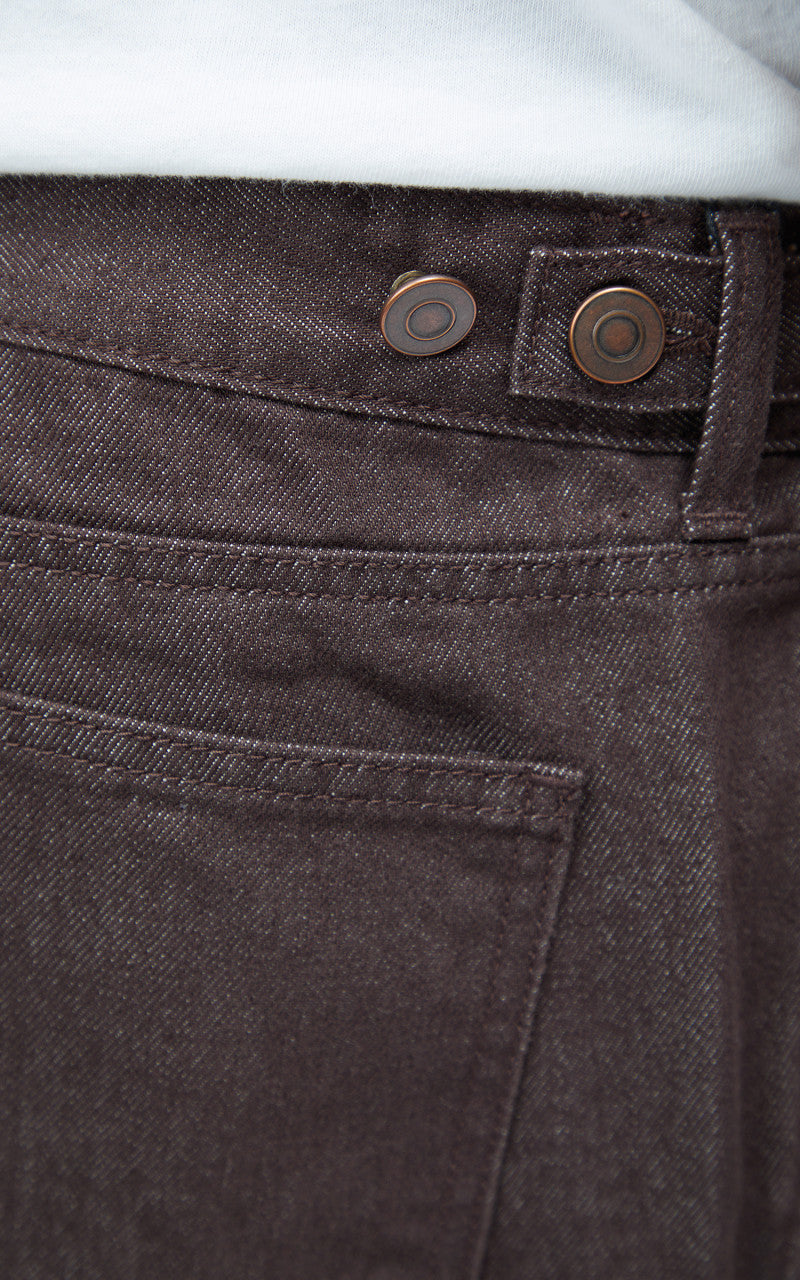FrizmWORKS Stable Denim Pants Brown