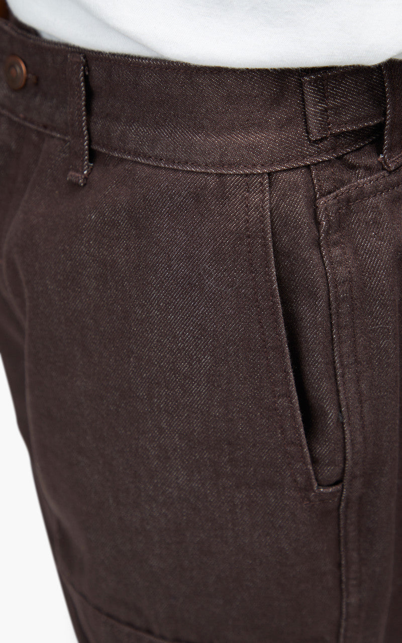 FrizmWORKS Stable Denim Pants Brown