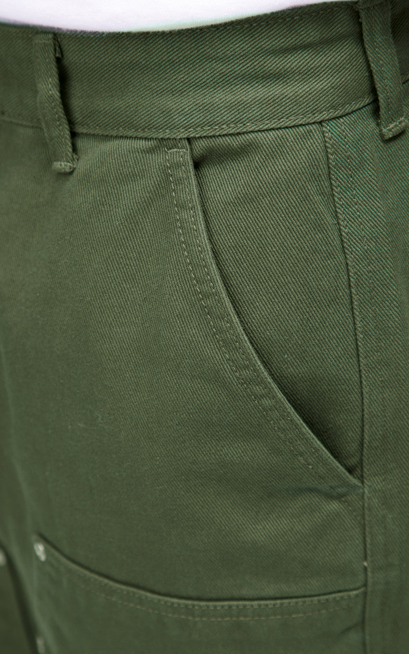 FrizmWORKS 7S Cotton Double Knee Pants Olive