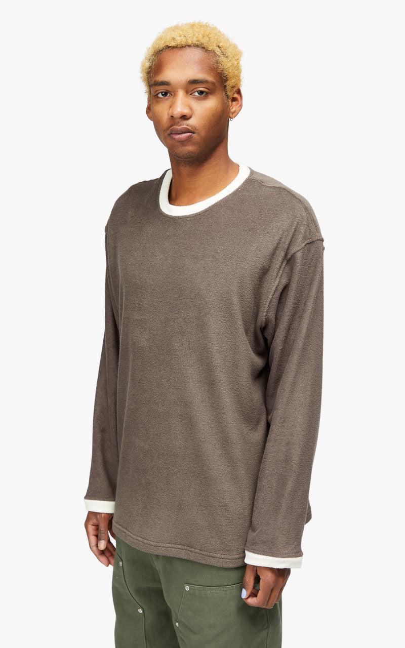 FrizmWORKS Terry Ringer Tee Charcoal