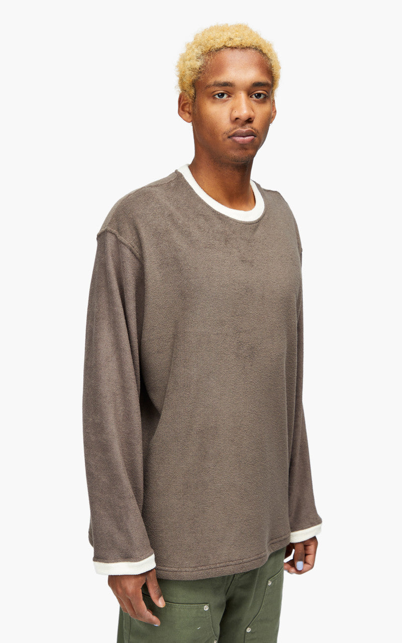 FrizmWORKS Terry Ringer Tee Charcoal