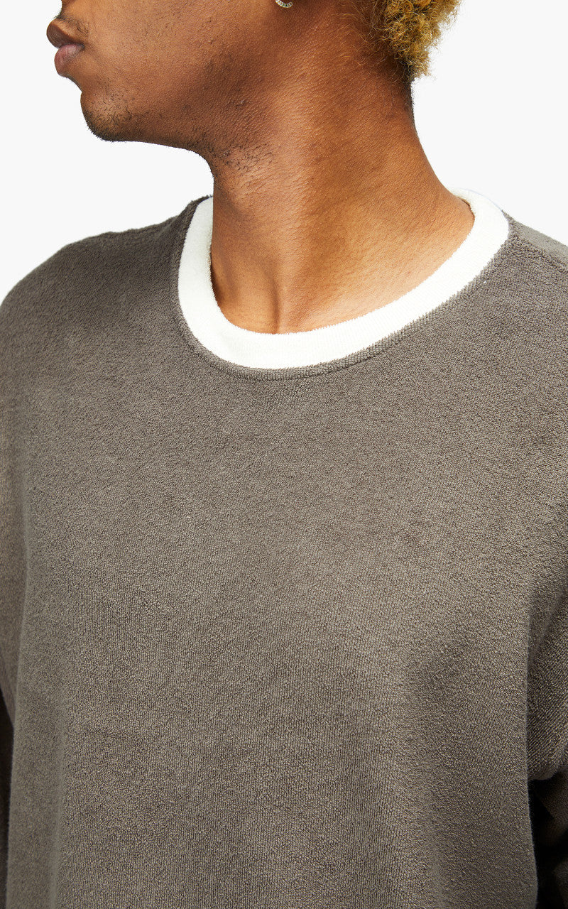 FrizmWORKS Terry Ringer Tee Charcoal