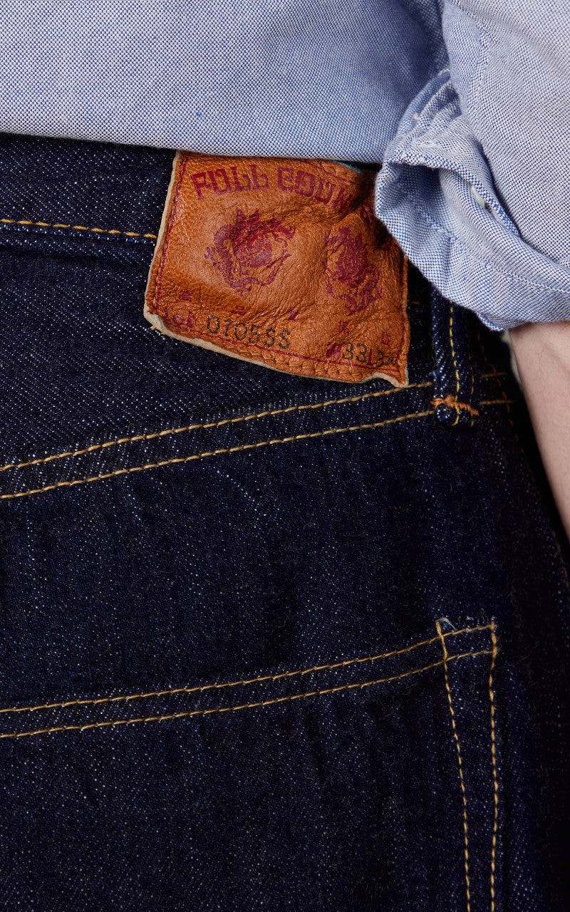 Fullcount 0105SSW Wide Selvedge Denim Super Smooth One Wash Indigo